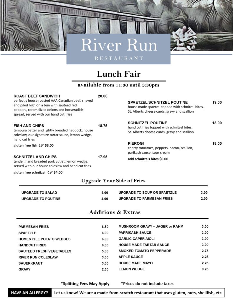 Menu Lunch - May 2026