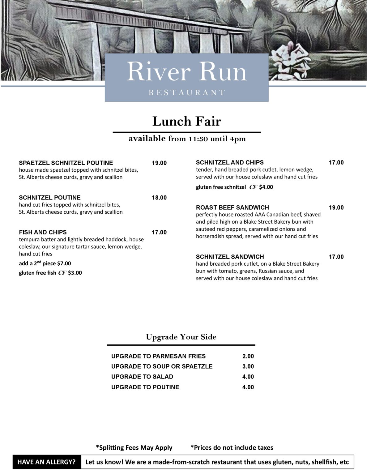 River Run Restaurant | River View Dining & Events | Goderich, ON ...